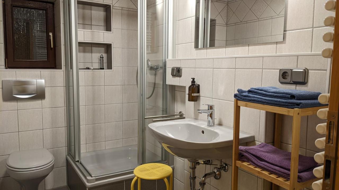 Ferienwohnung Am Hardtwald ไฮเดนไฮม์ อันแดร์ เบรนซ์ ภายนอก รูปภาพ