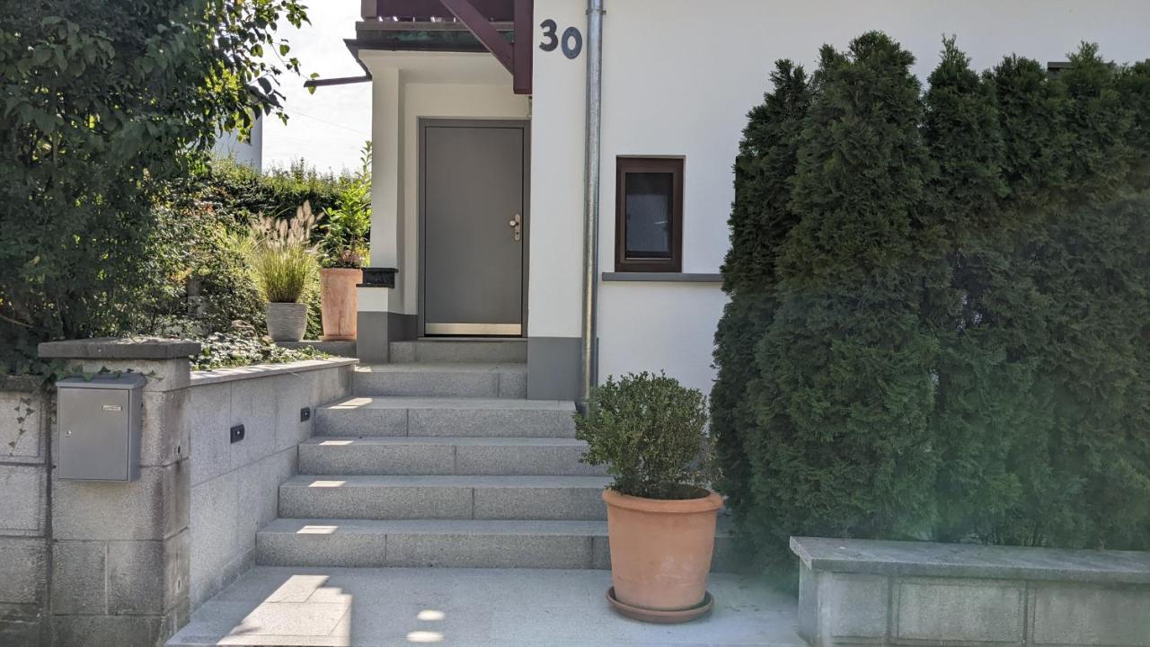Ferienwohnung Am Hardtwald ไฮเดนไฮม์ อันแดร์ เบรนซ์ ภายนอก รูปภาพ